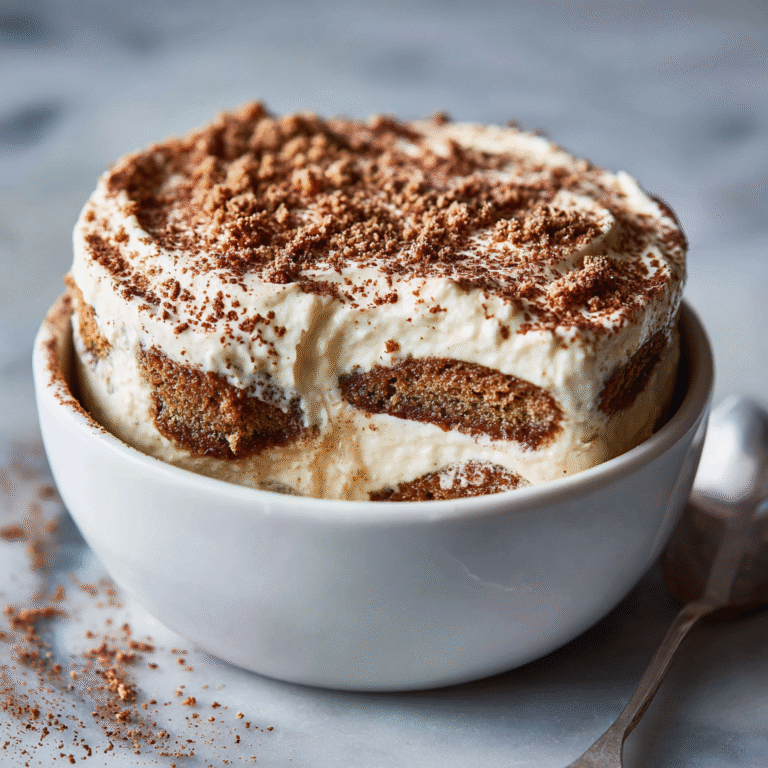 Layered gingerbread tiramisu with spiced cookies and creamy mascarpone filling dusted with cocoa creating an elegant festive holiday dessert presentation with a creative Christmas twist