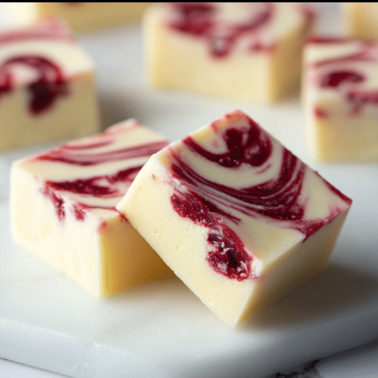 Smooth white chocolate and fresh raspberries combined together creating an elegant and luxurious dessert presentation with perfect sweet and tart flavor balance