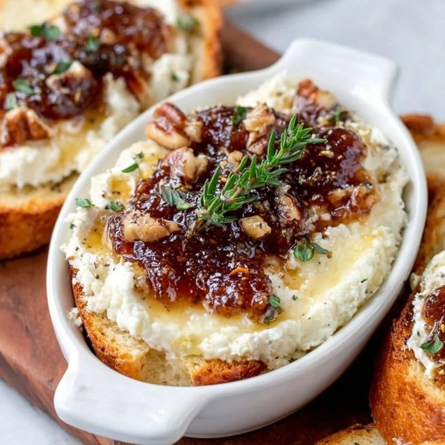 Goat Cheese Toasts With Jam (5-Ingredient Appetizer, Crispy Crostini, Honey Drizzle, 15 Min)
